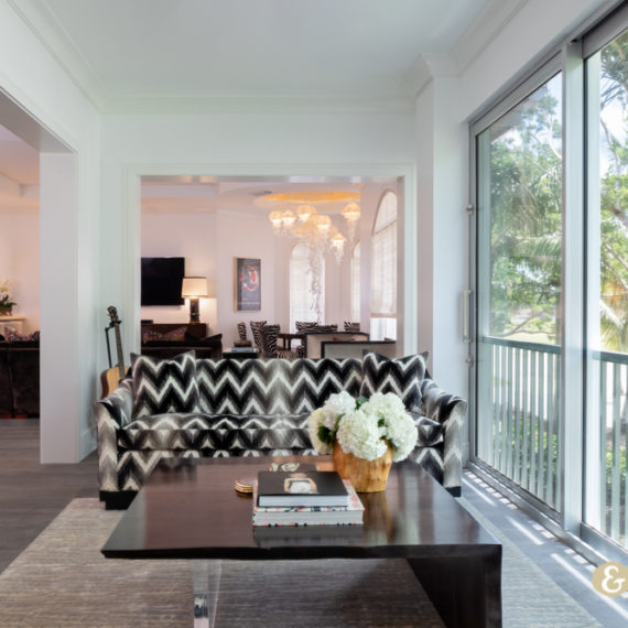 Viewing Room - Grey Oaks Coach Home by Ecru & Ebony Design